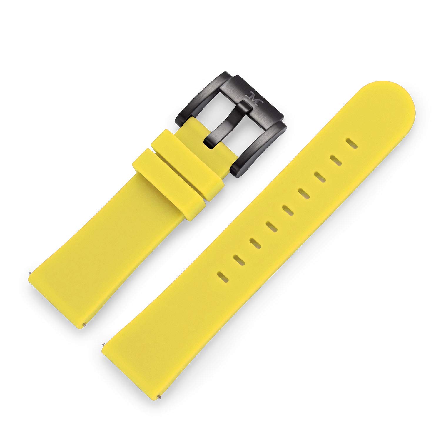 TW SteelTW Steel Marc Coblen - Correa de silicona para reloj (22 mm, cierre negro)