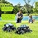 GoBang 1:16 Amphibious Cyber Police Car Monster Truck Toys Remote Control Car Waterproof Rc Cars 4WD All Terrain Off-Road Trucks for 6 7 8 9 10 11 12 Year Old Boys Girls Gifts Presents