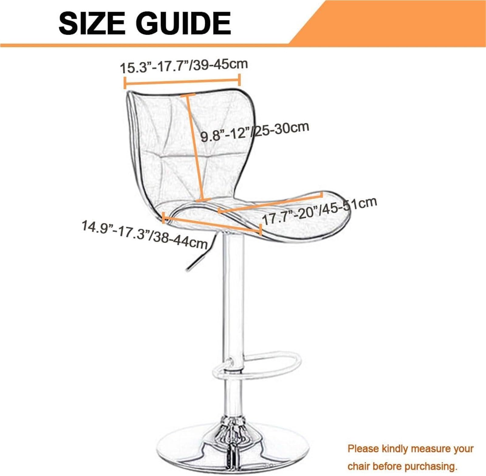 Housses Pour Tabourets De Bar En Velours Extensible - Lot De 2/4/6, Dos Incurvé, élastique, Lavable