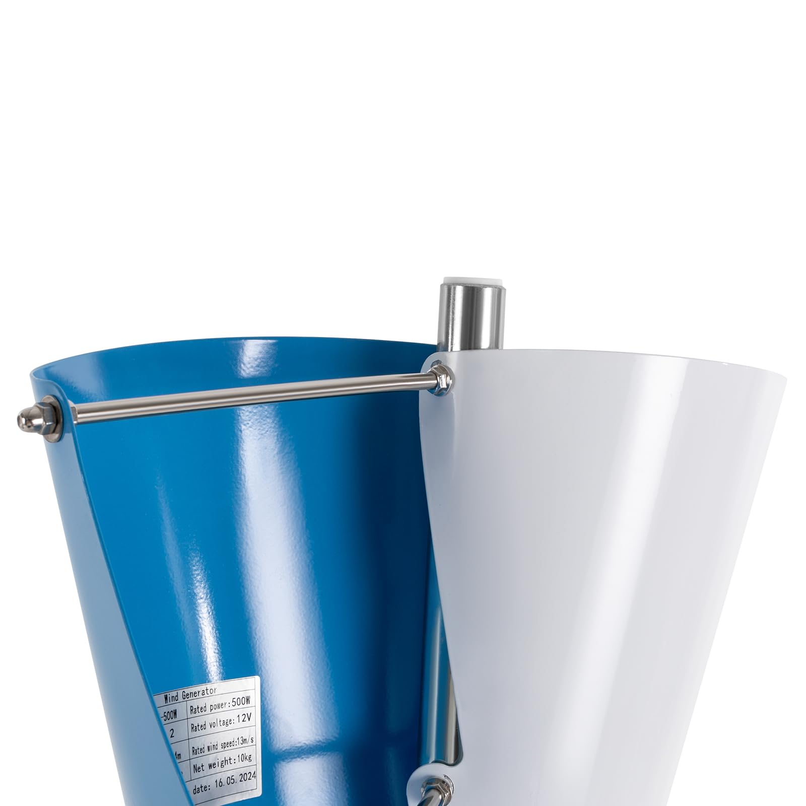 100W 12V Vertikale Windgenerator, Windkraftanlagen Generator mit Controller– Kompakt, Langlebig, Geräuscharmer Betrieb, Aluminiumlegierung