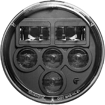 Truck-Lite 37270C 7" Round LED Projector Headlight High - Low Beam Headlamp