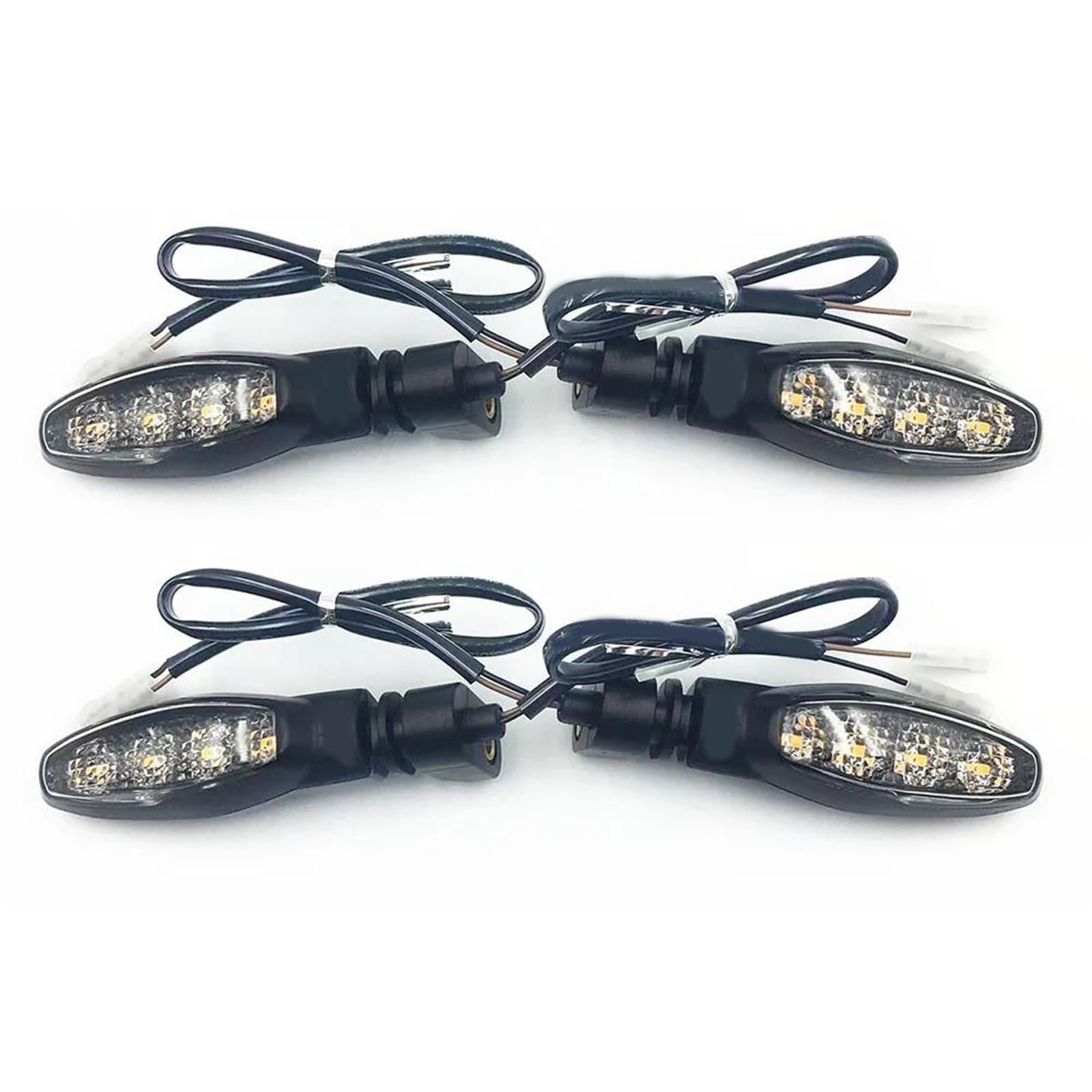 Feux clignotants LED moto Tiger 900 Rally finition haut de gamme optique ambré