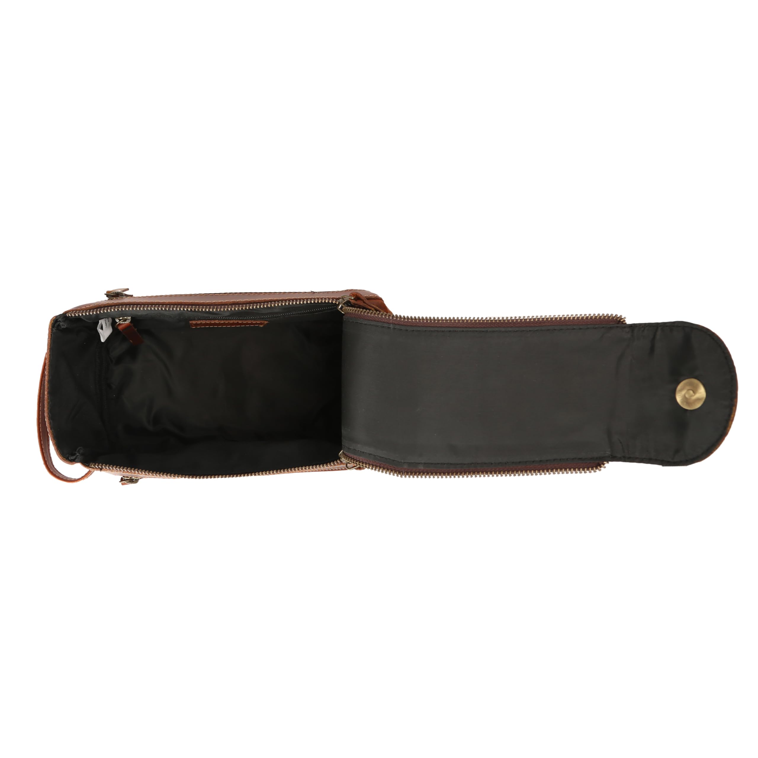 KomalC Neceser de piel de búfalo de alta calidad para hombres y mujeres con forro resistente al agua, bolsa de viaje de aseo, bolsa de aseo unisex para artículos de tocador, regalos para hombres y