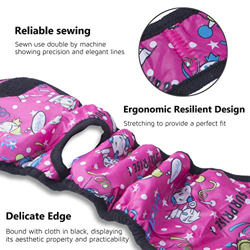Petbaba Female Dog Diapers, 3 Pcs Period Pants, Reusable Washable Cover Up Panties, Adjustable Nappies Suitable Medium To Large Women Girl In Heat Season In Xl #TOP3