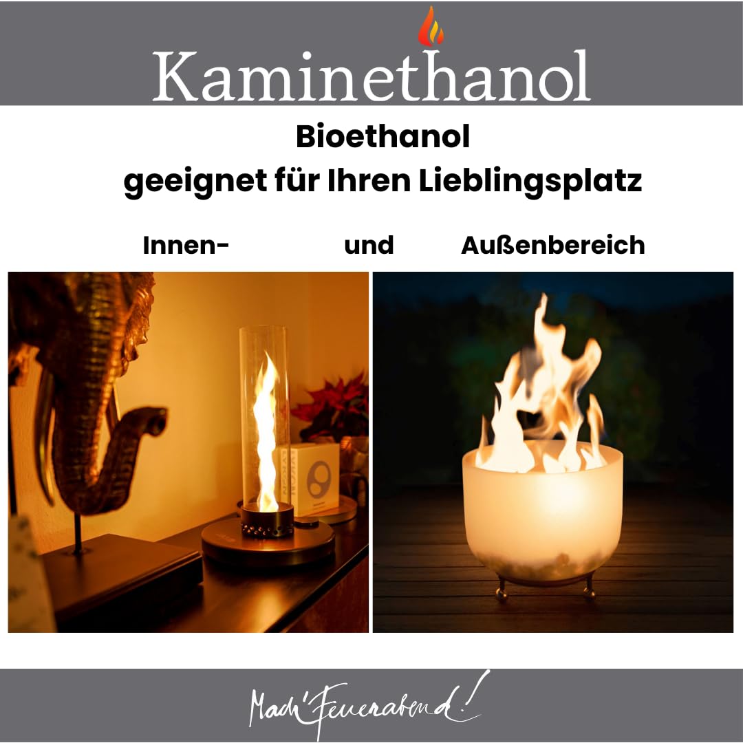30 L Bioethanol 100% Ethanol 30 Liter Bio Alkohol für Kamin mit Ausgießer in 10 L Kanister