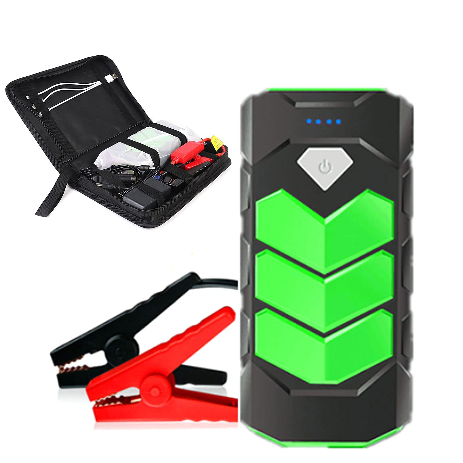 Super Power 600A Dispositivo de Arranque 28000mAh 12V Car Jump Starter Banco de Energía Cargador de Vehículo Amplificador de Batería LED