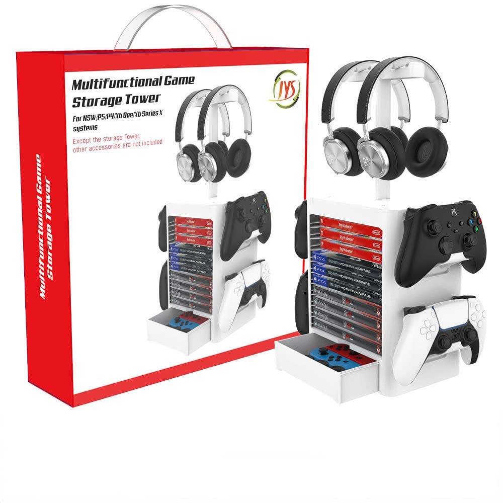 Game Holder Game Disk Rack and Controller Organizer