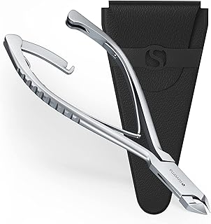 Suvorna 4.5" Cuticle remover, nail clippers for thick nails, toe nail clippers for thick nails, Back Lock cuticle cutter for baby, men, women - Cuticle trimmer, Cuticle nipper and nail cutter.