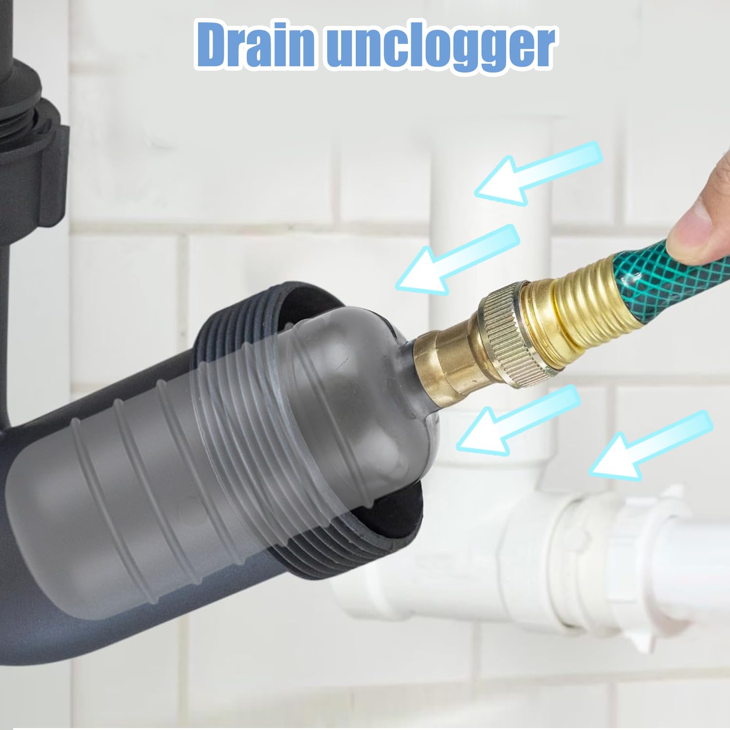 3 Déboucheur Canalisation Vésicules de Vidange pour Ampoules en Caoutchouc, Convient pour 1 à 6 Tuyaux D'égout, Résout à Nouveau Les Bouchons Tenaces Dans Lavabo, Douche, Baignoire, Tuyau de Plomberie