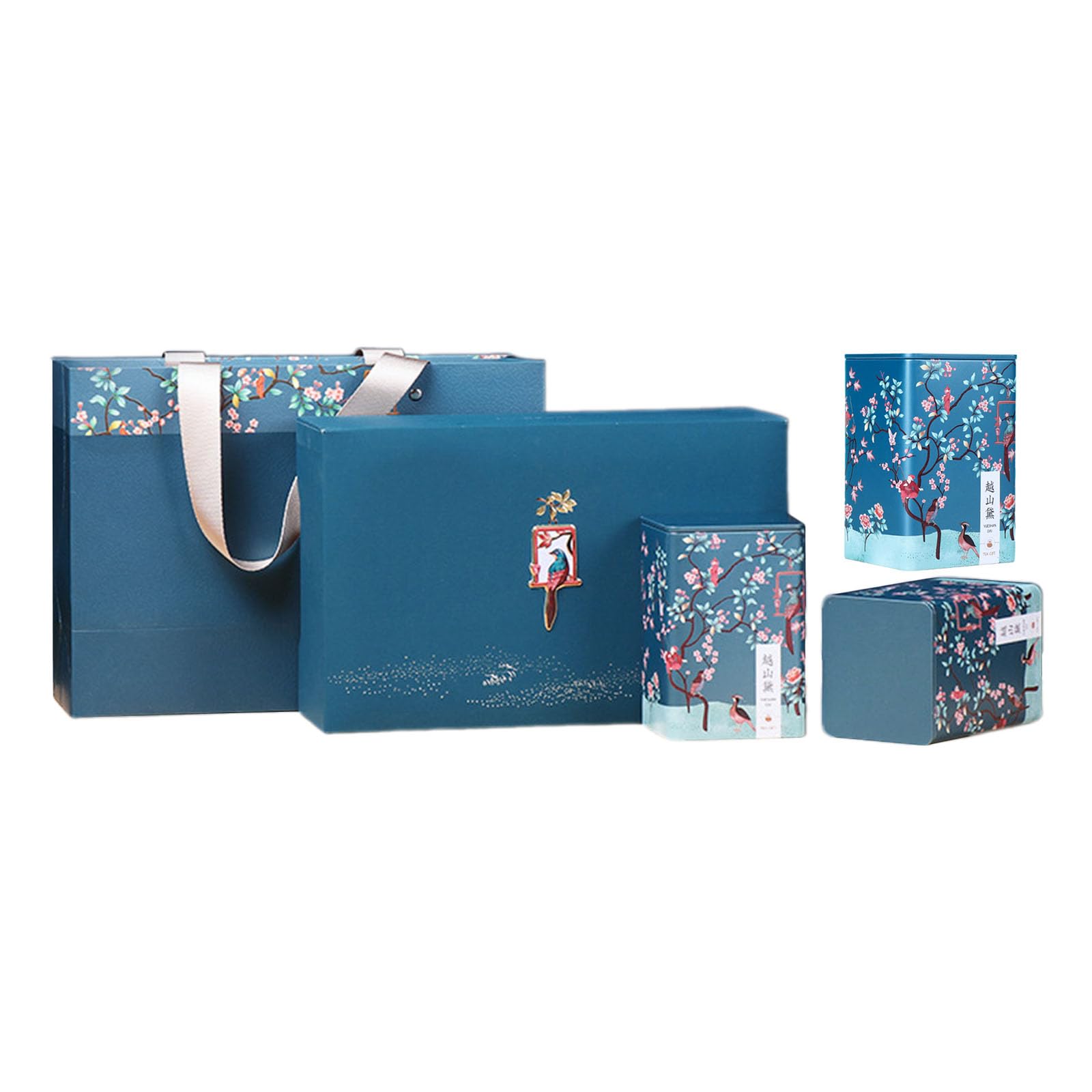 Tsophreniq 3Pieces Square Tea Container Tea Storage Box Storage Jar Box Organizeres for Storing Various Item Container