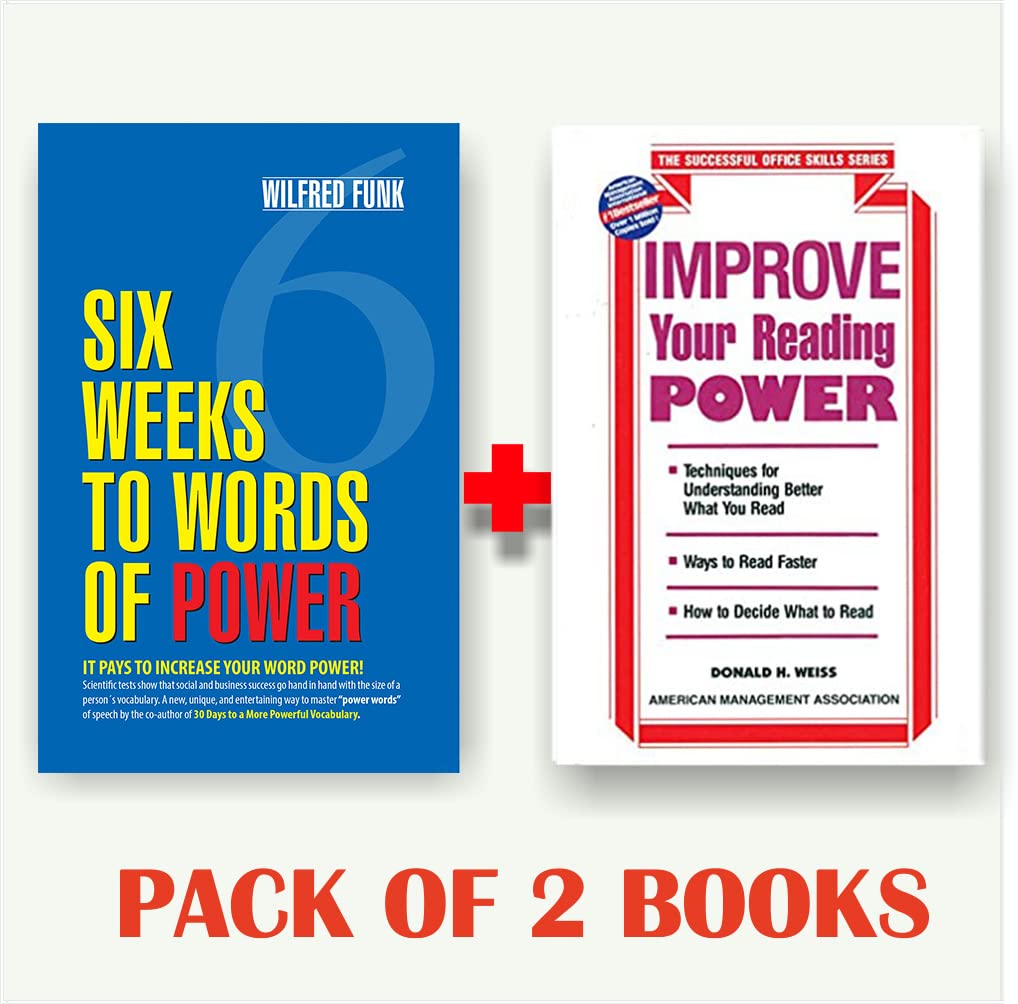 Six Weeks To Words Of Power + Improve Your Reading Power : Wilfred