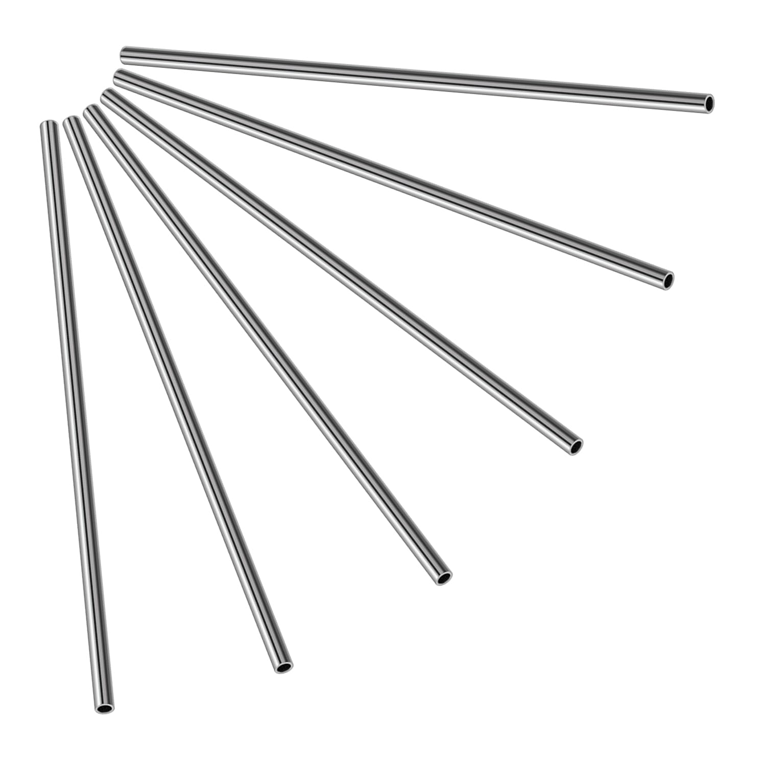 Tubo in Acciaio Inox Ø4mm (5/32") V2A Lunghezza 300mm 6 Pezzi