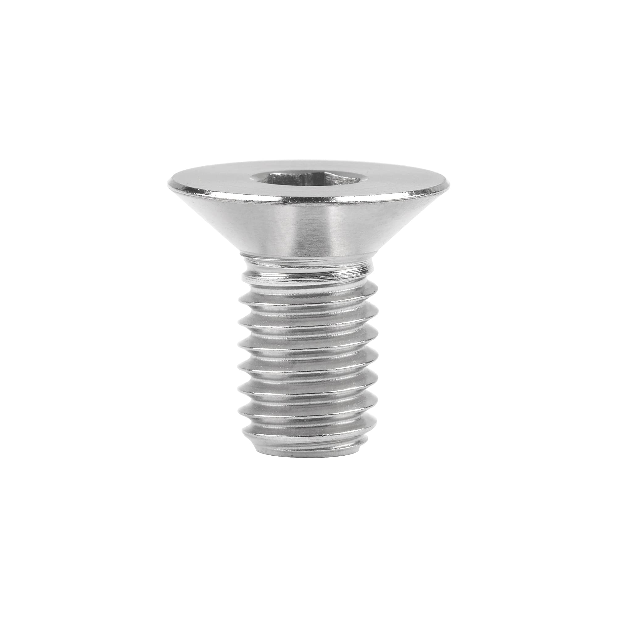 Wanyifa Titanium M8x15 20 25 30 35 40 45 50 60 65mm Full Thread Countersunk Flat Head Bolt Screw Pack of 4 (Titanium, M8x40mm)