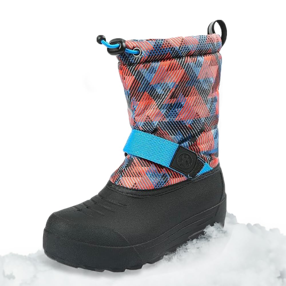 Northside Frosty Insulated Winter Snow Boots for Girls and Boys with Rugged, Water Resistant Nylon Upper, Quick-Drying Lining, Removable EVA Insole, and Durable TPR Outsole