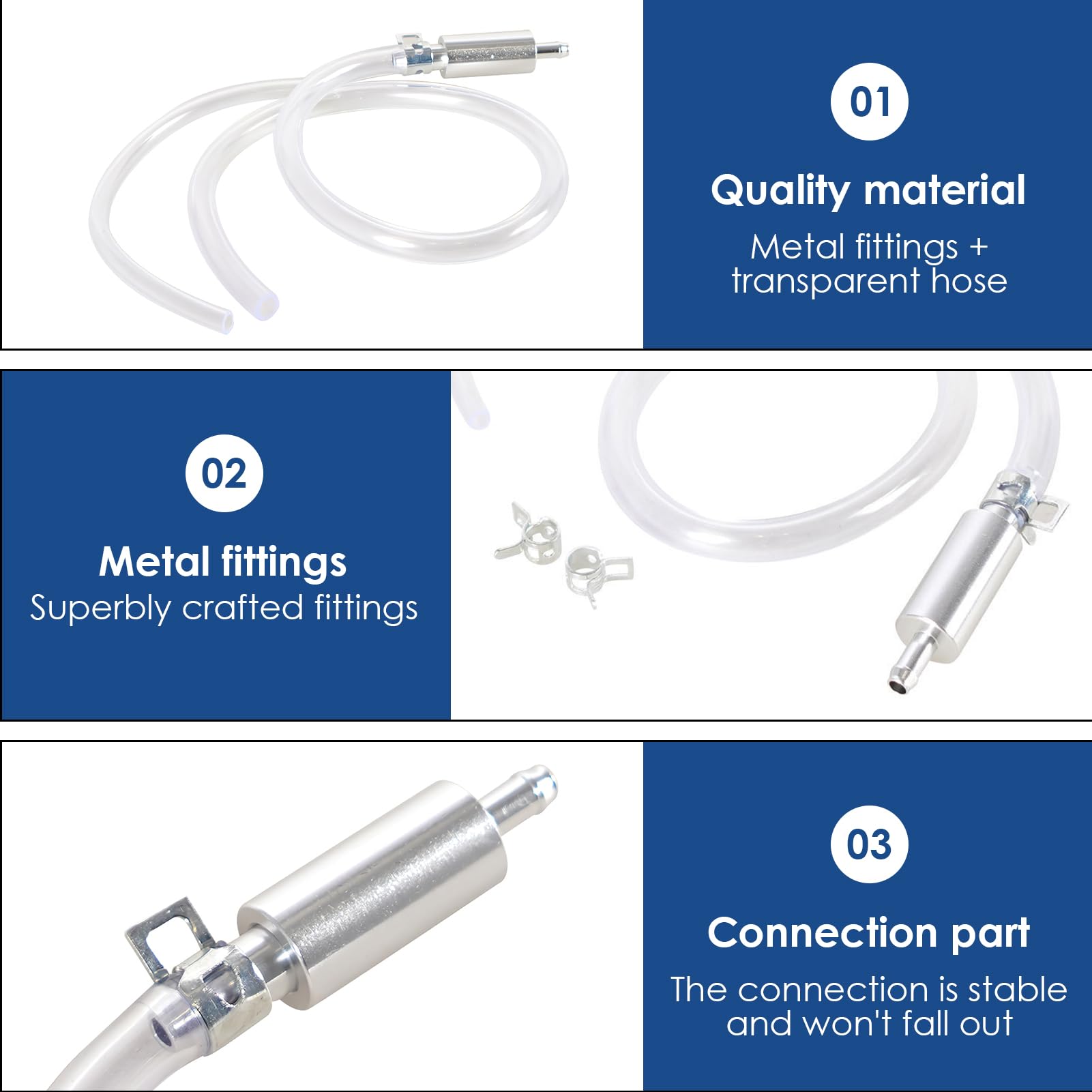 Kit Purgador de Travão para Motocicleta y Bicicleta, Mangueira de Purga Frenos Herramienta de Mantenimiento con Tubo Flexible y Cuerpo de Aluminio, Resistente a Corrosión, Fácil Instalación y Uso