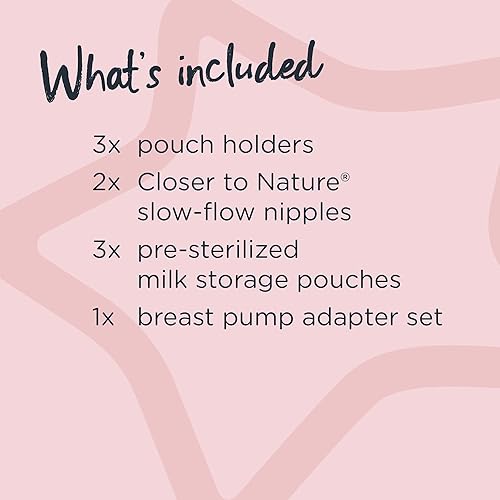 Miniatura 5 de Contenedor de bolsa con boquilla de fluido lento Tommee Tippee  3 Count Transparente