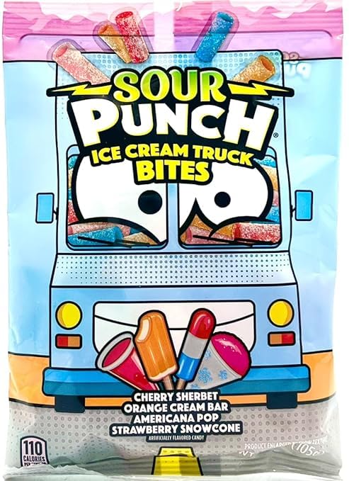 Sour Punch Ice Cream Truck Bites 3.7oz miniatura 1