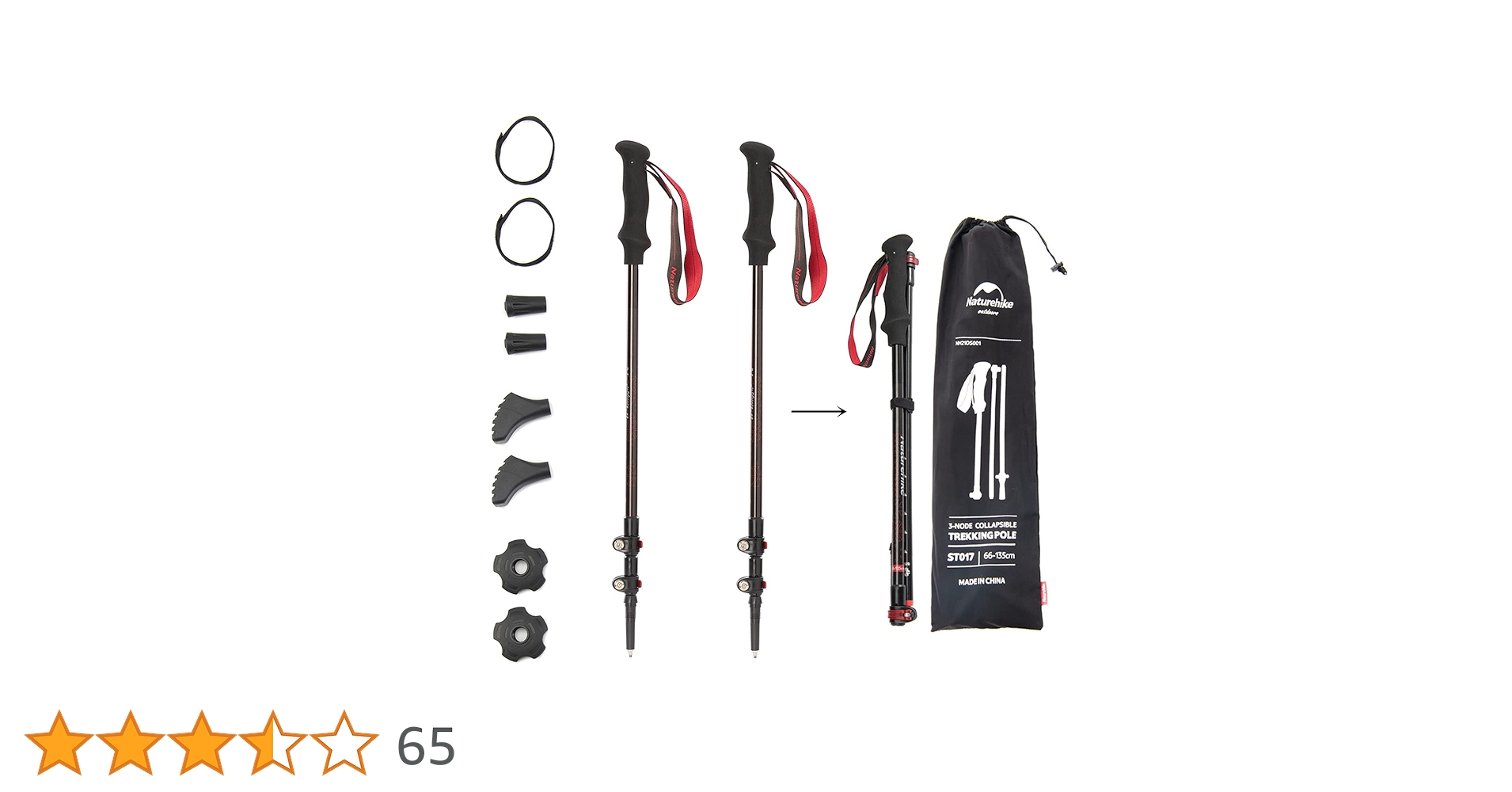 【新品未使用】SWIX トレッキングポール３段式　２本セット Amazon | Naturehike公式ショップ トレッキングポール 登山用