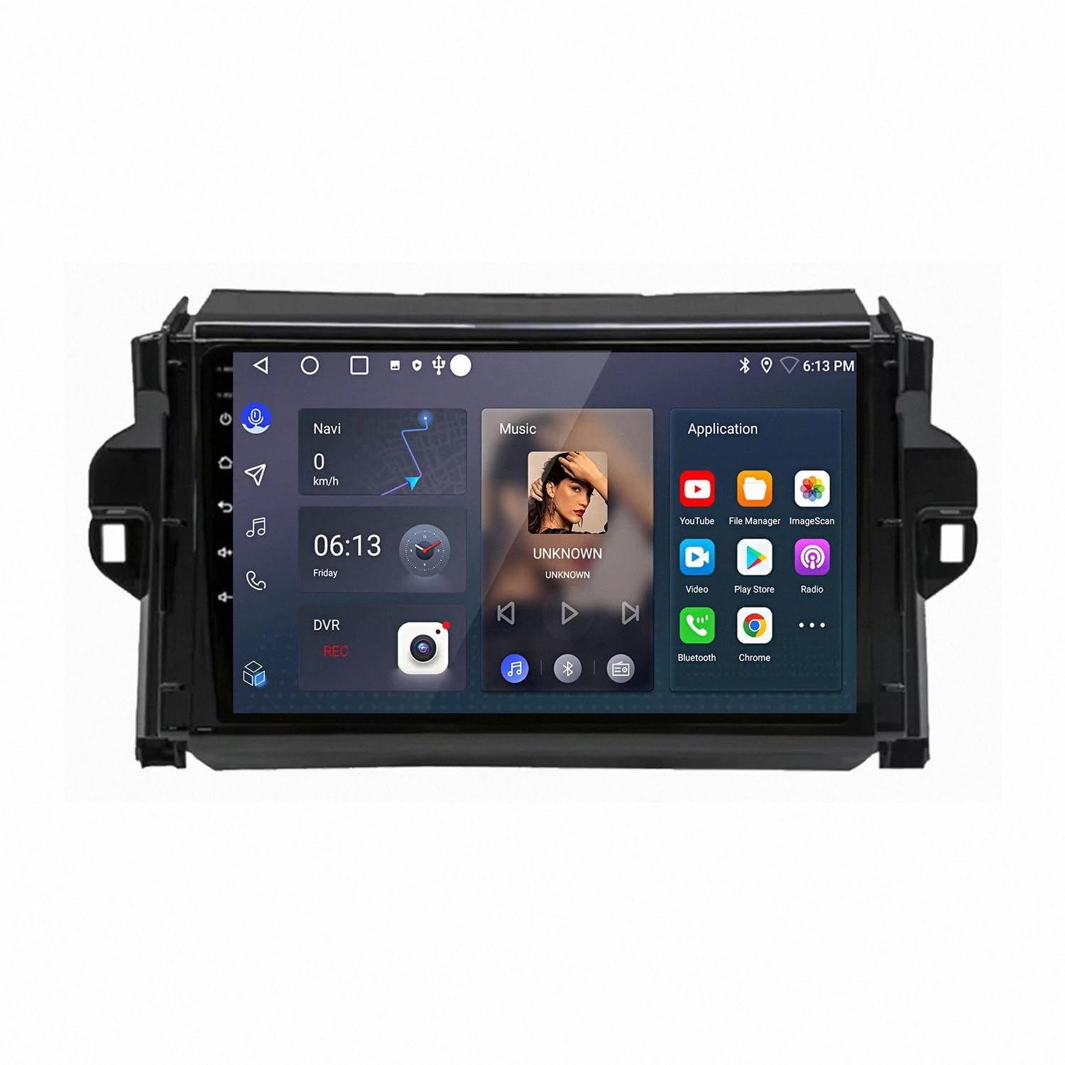 Radio Coche 2 DIN para Toyota Fortuner 2 4 Nuclear 1G+32G con Android Auto 8
