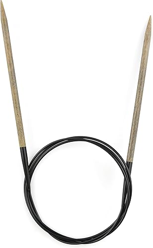 Lykke Driftwood agujas de tejer circulares 40 pulgadas, Madera, talla 8