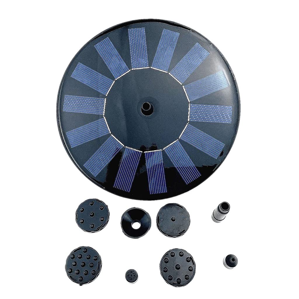Solar Water Fountain Pool Pond Waterfall Garden Decoration Outdoor Bird Bath Solar Powered Fountain Floating Water Floating Pump