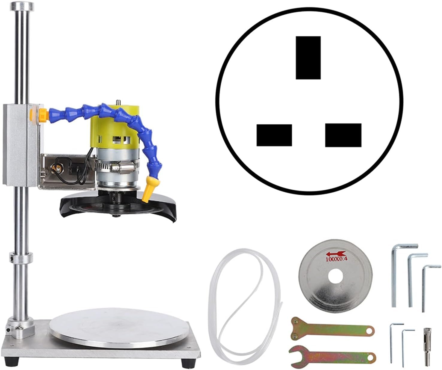 Kit per il taglio di bottiglie di vetro, ceramica e forme irregolari, 110-240 V, con accessori.