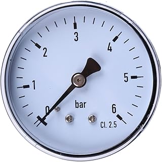 SOLUSTRE Bar Pressure Gauge Compressed Air Pressure Gauge Npt Pressure Gauge Barometer Oil Pressure Gauge