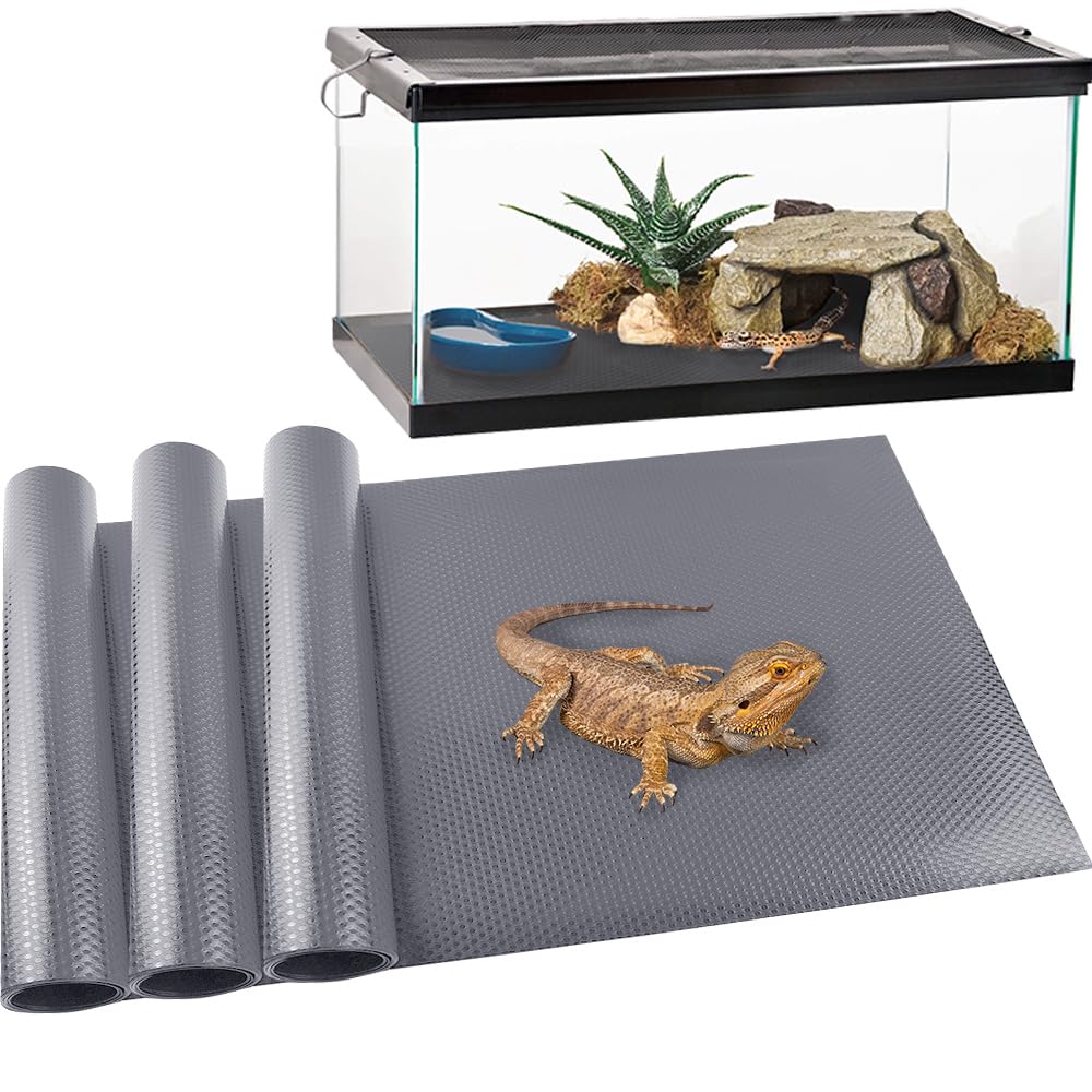 Alfombra para reptiles, tapete para reptiles, dragón barbudo, sustrato de geco leopardo, suelo de tanque de dragón barbudo, serpiente, ropa de cama de tortuga, accesorios de tanque de dragón