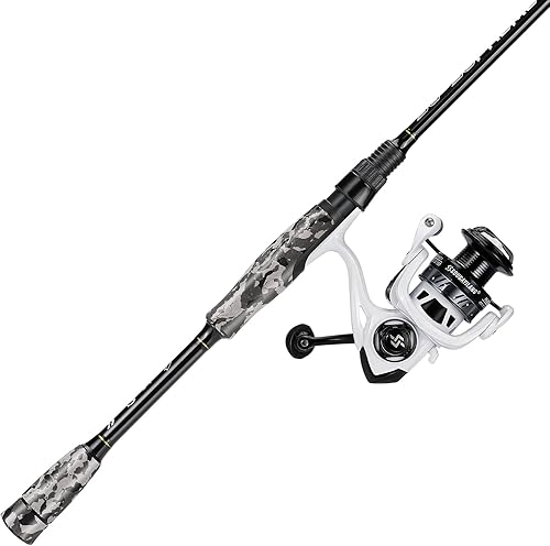 Miniatura 2 de Sougayilang Fishing Rod and Reel Combo, Stainless Steel Guides Fishing Pole with Spinning Reel Combo for Bass Fishing