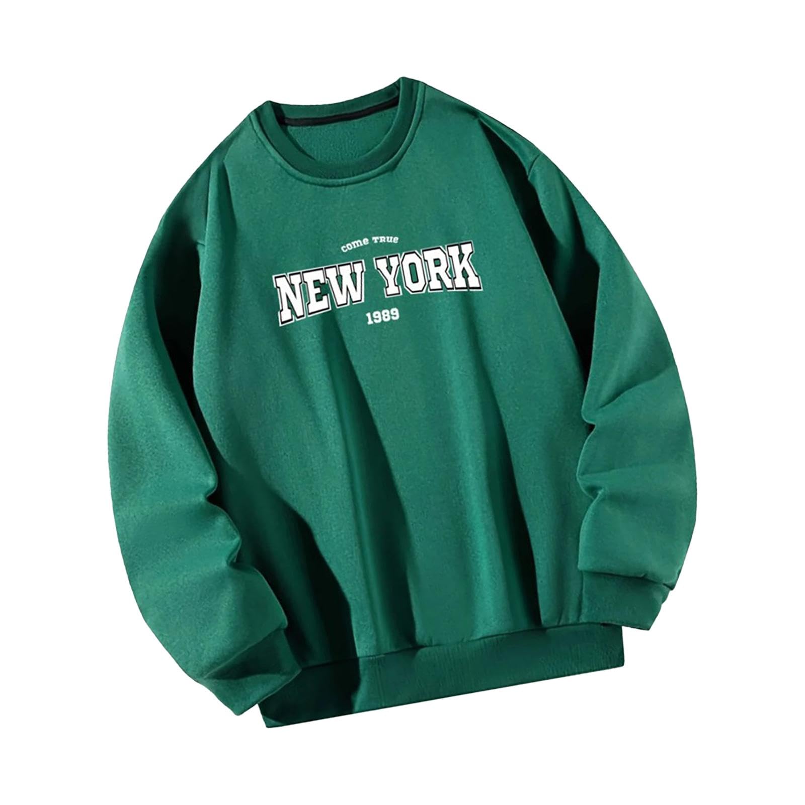 nivaa Men's Women's Crewneck Sweatshirt Walking Y2K Camping Long Sleeve Streetwear-picture-47