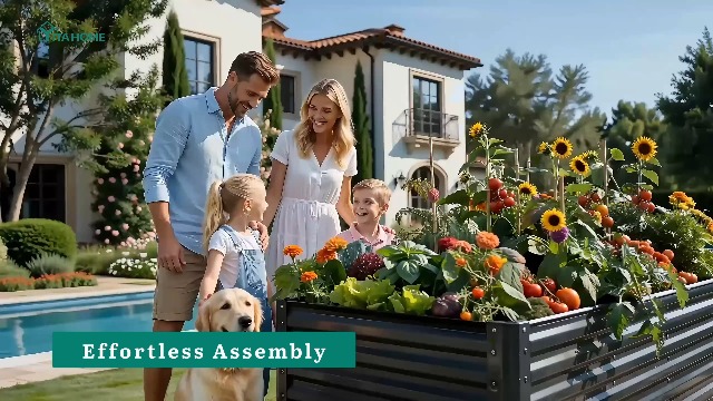 Amazon.com : YITAHOME 96x48x24 in Galvanized Raised Garden Bed Kit
