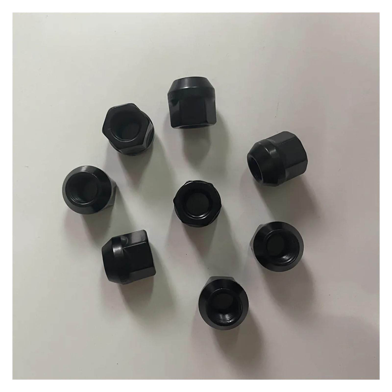 20 szt. Wysokość 21 mm Nakrętki kół z otwartym końcem Czarne nakrętki kół 19 mm M14 X 1,5, m12x1,25, m12x1,5, 1/2-20(M14x1.5)