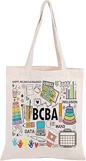 Board Certified Behavior Analyst Tote Bag Behavior Analyst Tote Bag BCBA Therapist Gift