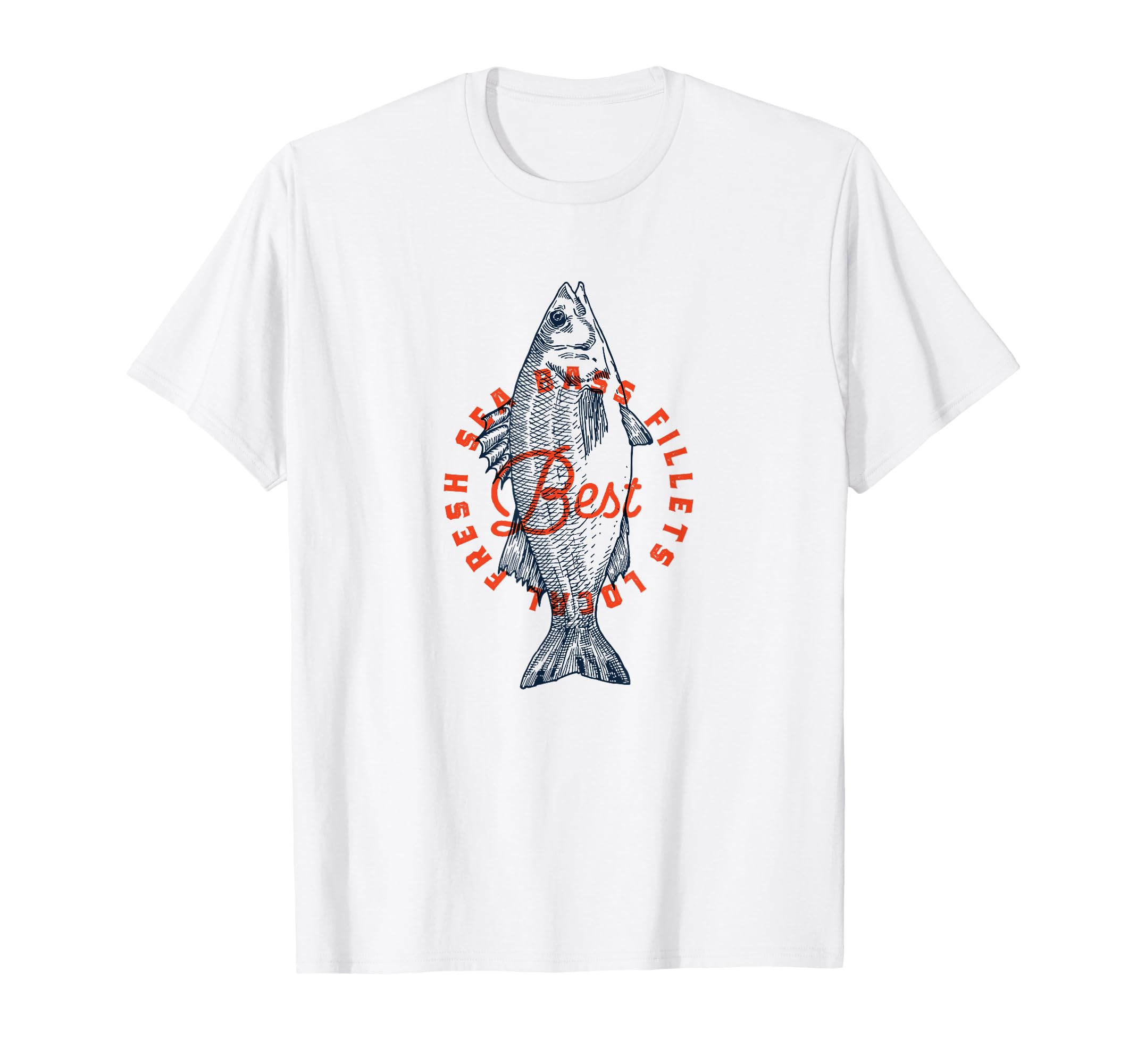 Sea Bass - Fisherman Aesthetic ocean sea vibe trend T-Shirt