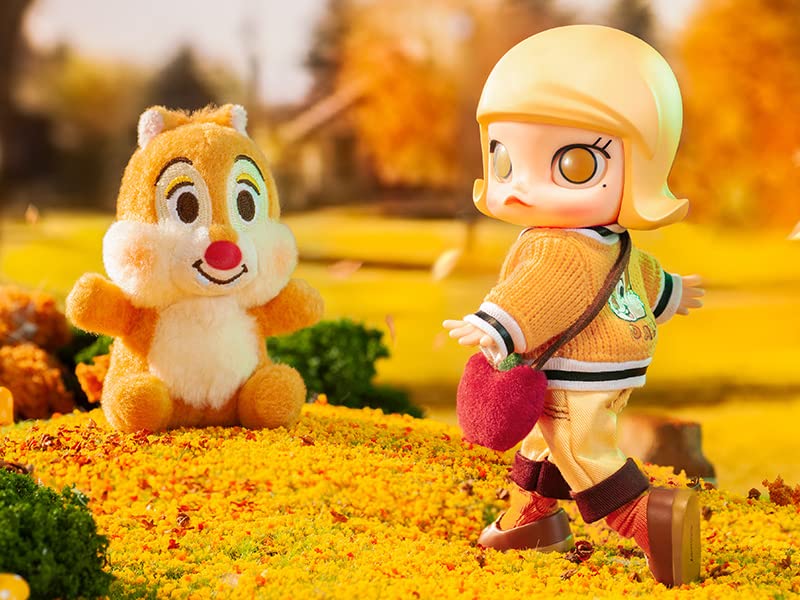 POPMART molly アクションフィギュア　チップとデール　Disney 楽天市場】MOLLY チップ＆デール アクション フィギュア チップ