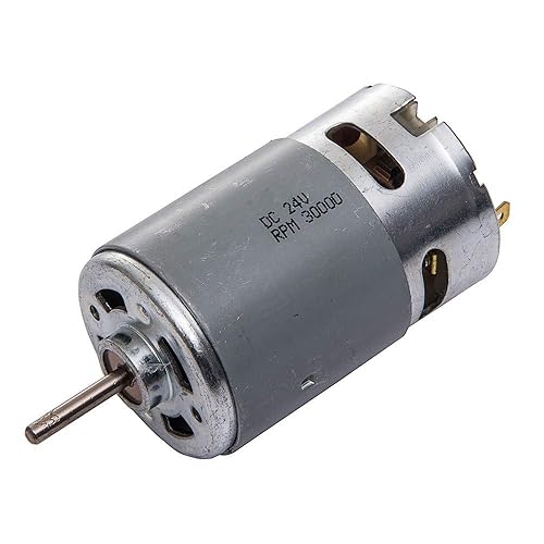 Miniatura 5 de 2 piezas de 24 V 30000 RPM motor eléctrico para niños, 24 V 30000 RPM, accesorio de motor de accionamiento de motor de motor de motor para automóvil