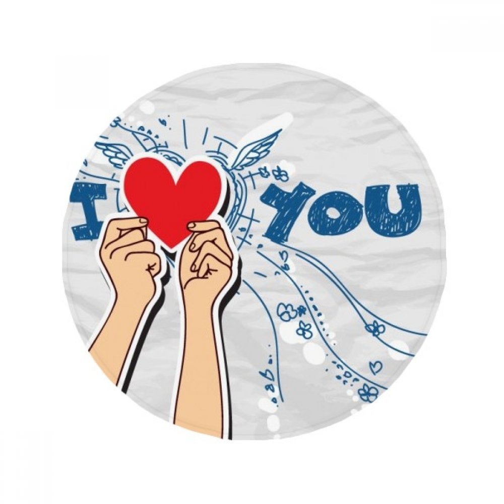 Tapis antidérapant Saint-Valentin multicolore lavable pour entrée et cuisine