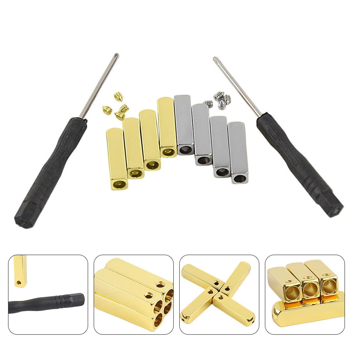 Ipetboom Diy Footwear Accessories 2 Sets Shoelace Metal Head Decorative Shoelace Tips