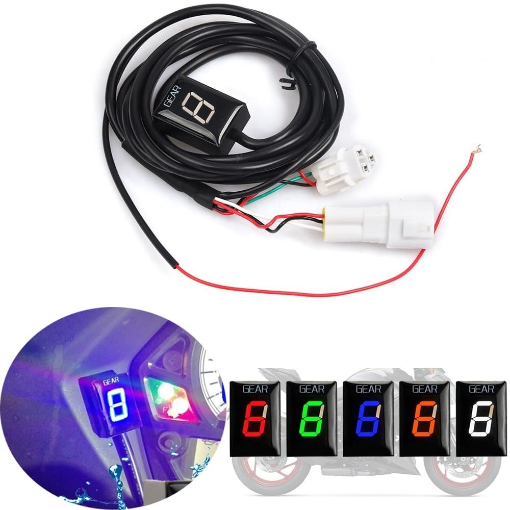 Amazon.com: DXDJMKHR Motorcycle Gear Indicator for GSXS 750 1000