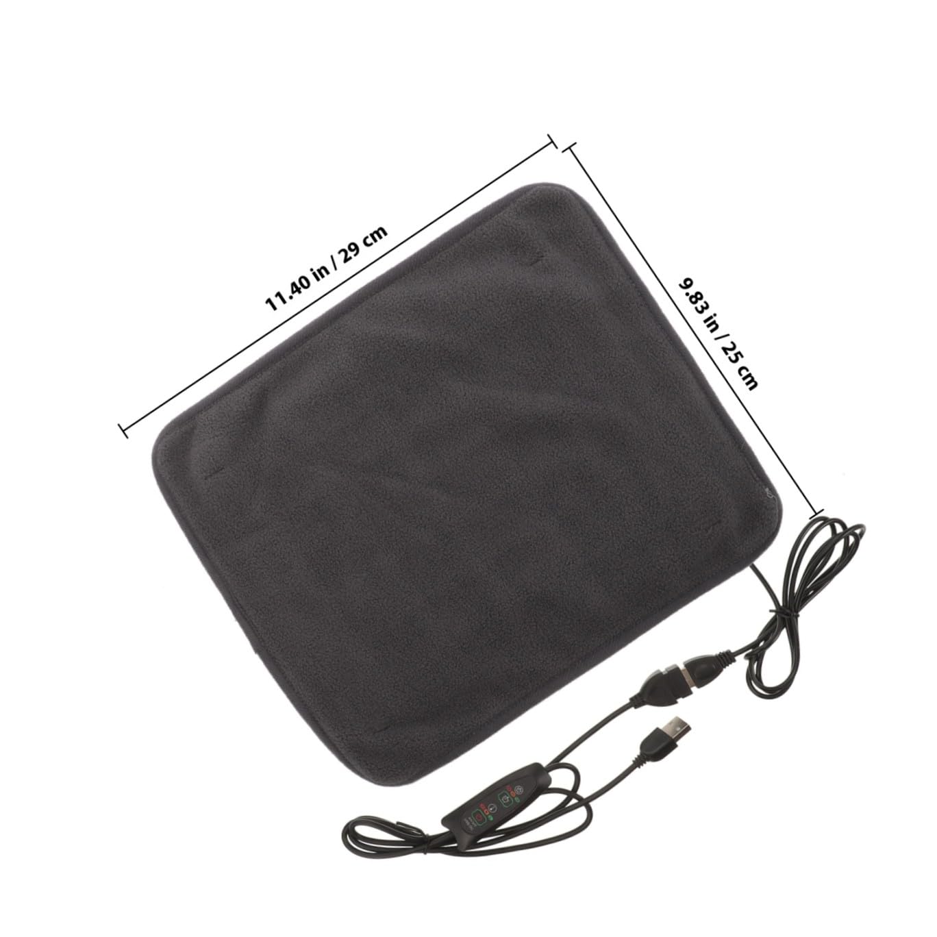ORFOFE Coussin Chauffant pour Chat USB Réglable en Polyester pour Animaux