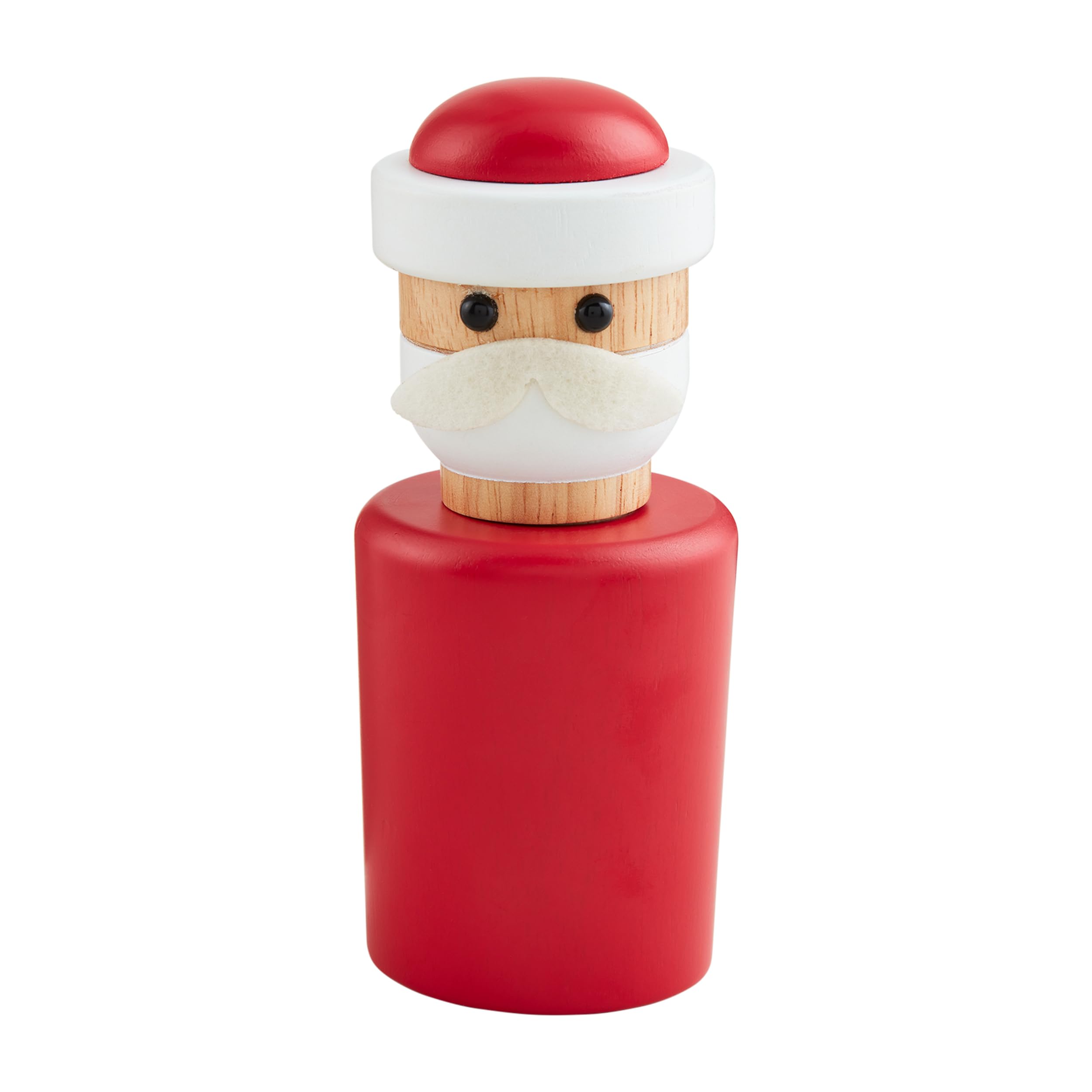 Mud Pie Santa Holiday Grinder Salt & Pepper, 5 1/2