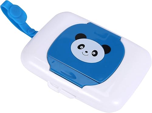 Miniatura 4 de pizarra Soporte de almacenamiento Caja de toallitas húmedas para niños, caja de toallitas de viaje, dispensador de cambio de bebé