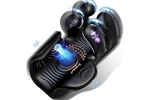 10 Finger Massaging Tapping Vibrating Male Glans Stimulator