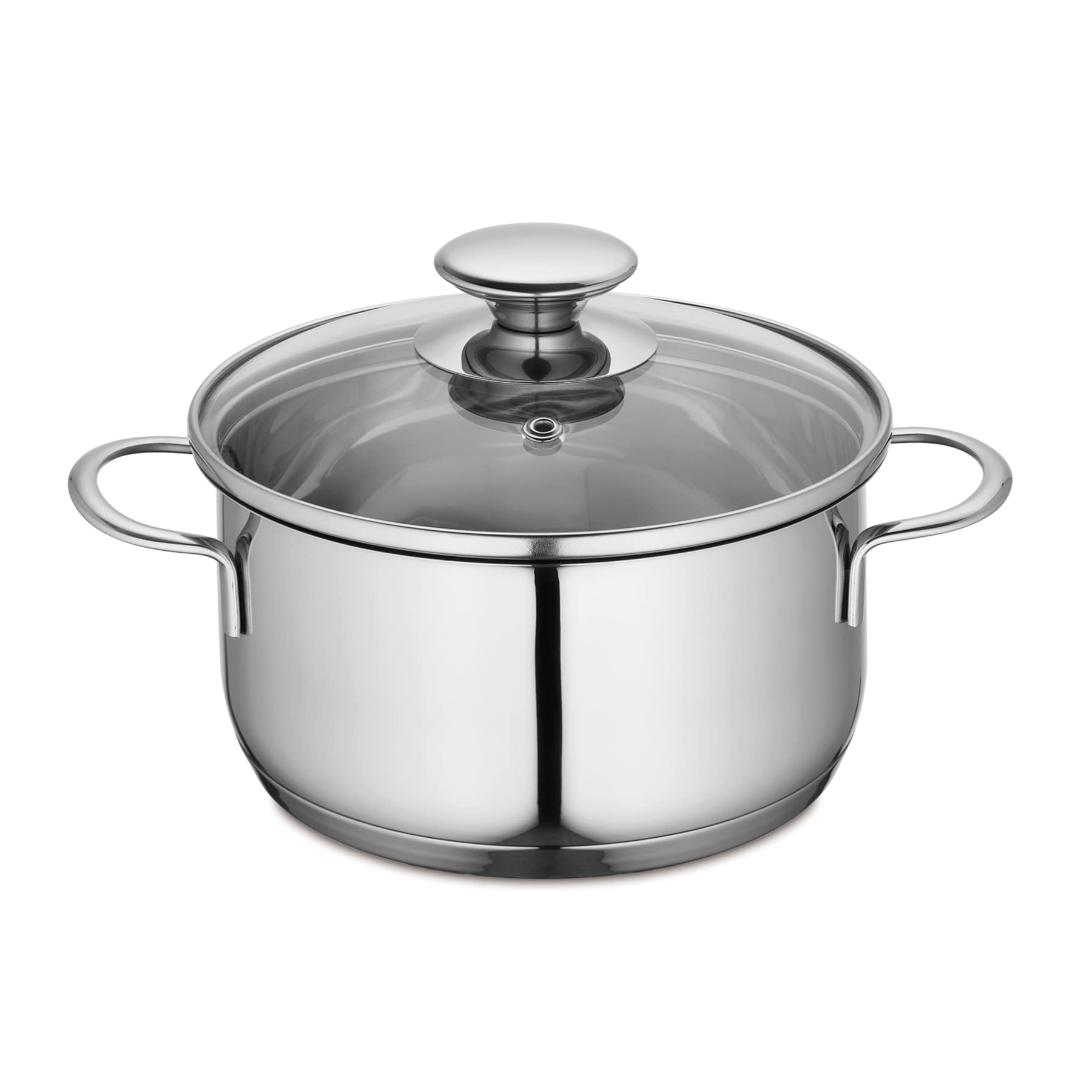 Küchenprofi 2370702816 Pot Stainless Steel with Glass Lid