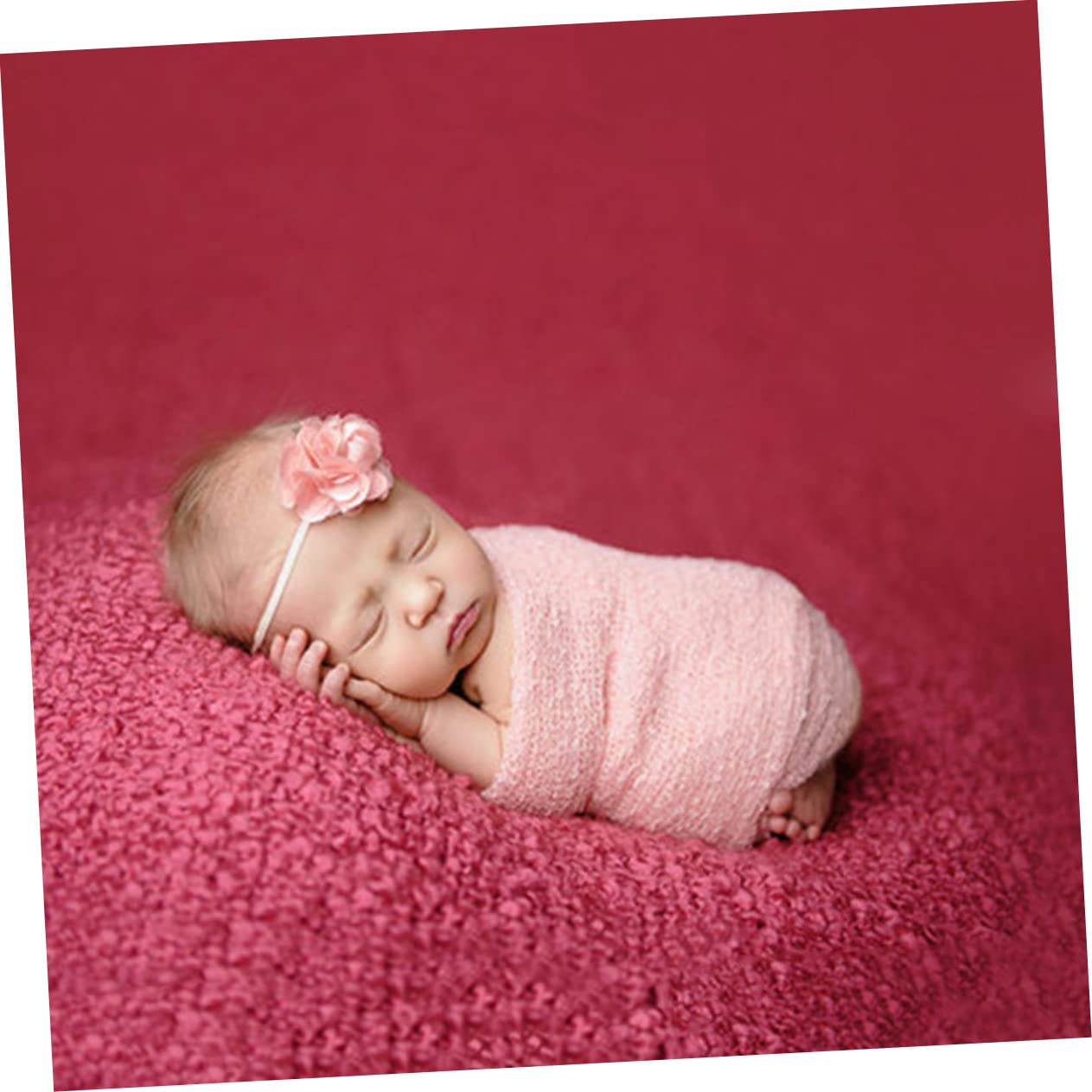 ibasenice 2 Set Coperta Avvolgente Fasciatura Del Bambino Oggetti Di Scena Per Neonati Neonato Sciarpa Neonata Panni Da Bagno Per Bambini Panni Da Bagno Per Neonati 2 Pezzi * 2