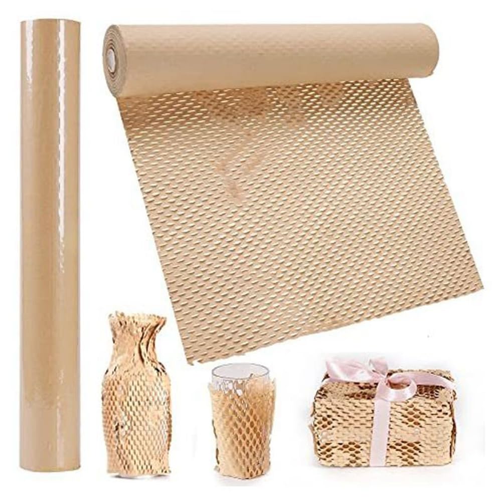 Papel de panal de abeja, papel de embalaje, material de relleno, material de embalaje, papel de estraza de papel protector, embalaje para embalar/almacenar objetos exquisitos frágiles,