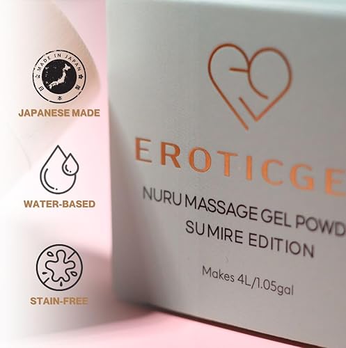 Miniatura 6 de Nuru - Polvo de terapia de gel de masaje 1.41 oz edición Sumire  Algas Nori y aloe vera  Sin parabenos ni glicerina  Hace 1.05 galones  Incoloro