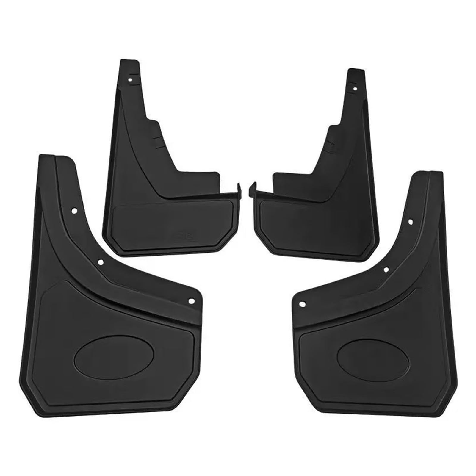 4 parafanghi auto per Land Rover Defender 90 110 L663 2020-2026, paraschizzi anteriori e posteriori, parafango decorativo, resistente agli spruzzi, lembo di fango con viti di montaggio, senza forature