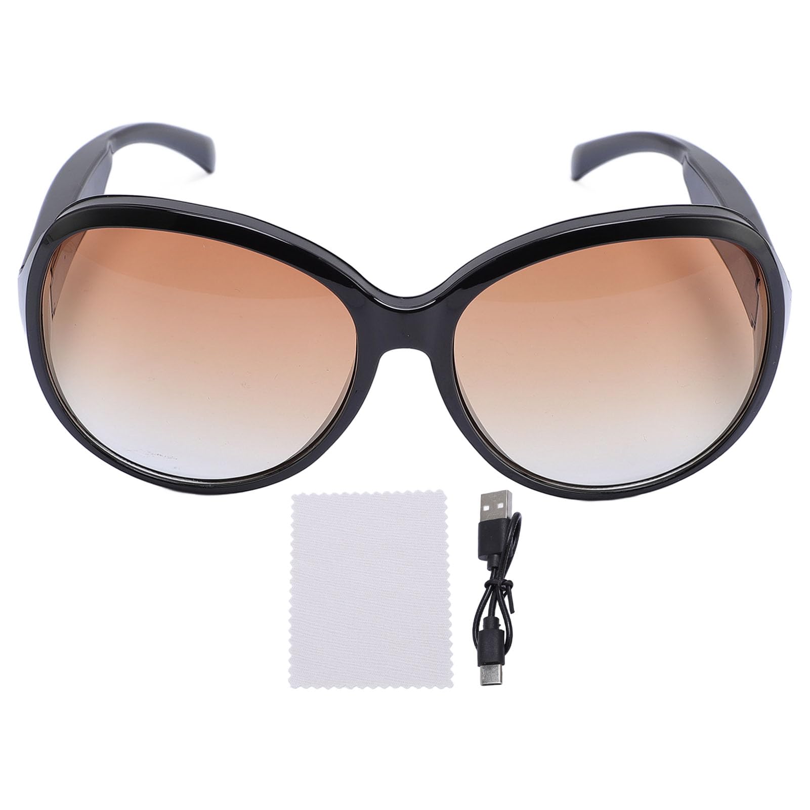 Yoidesu Smart Glasses Bluetooth Sunglasses Built in HD Mic Double Speakers Voice Assistant Outdoor Sun Glass for Men