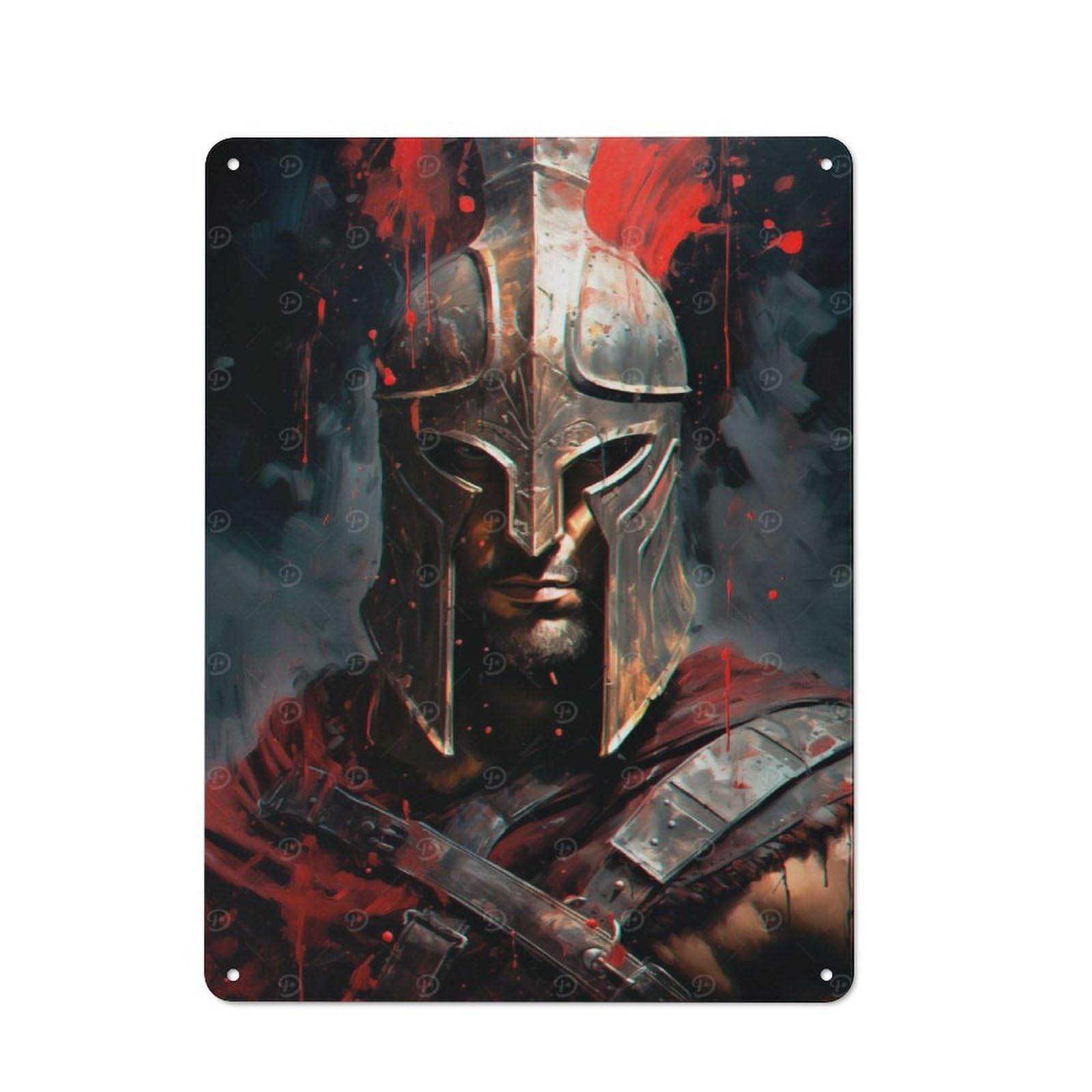 Junmoney Eternal Guardian Industrial Retro Metal Sign 40X30cm, Shed Wall Plaque For Garage, Workshop, Shed Or Utility Room
